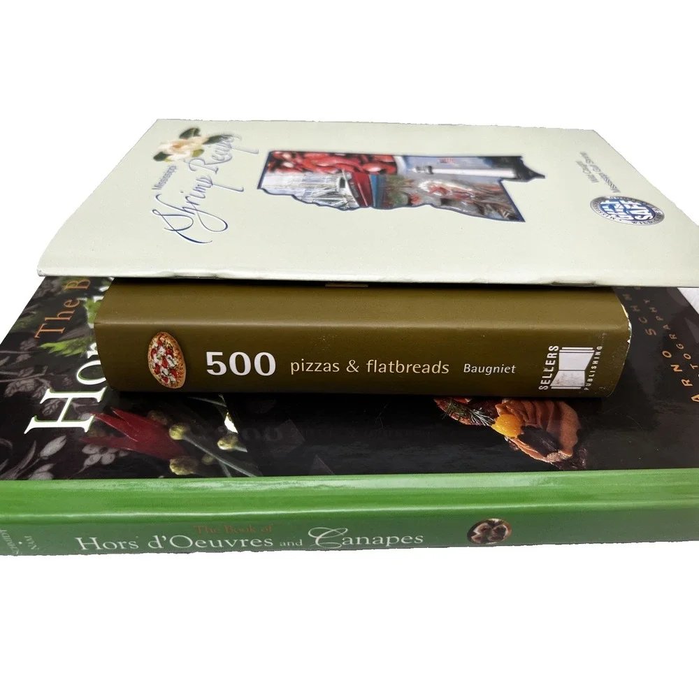 Appetizers Pizza Flatbread Set 3 Books